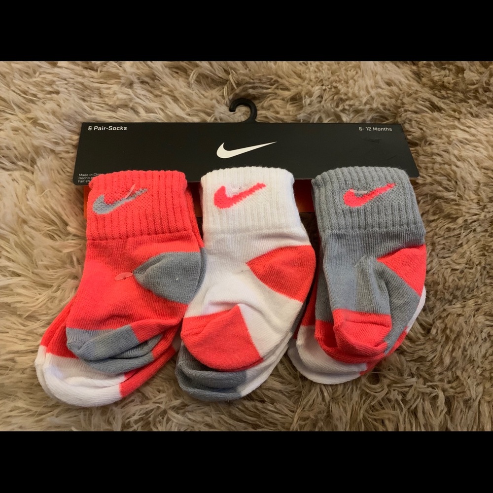 6-12 month Nike socks